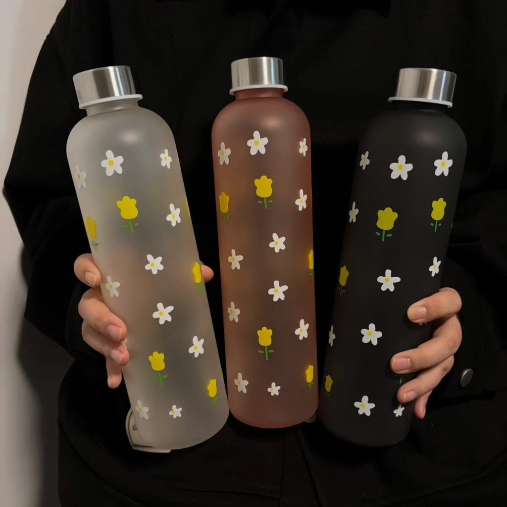 1000ml (33.81fl oz) Water Bottle - Portable, Leak-Proof, BPA-Free, Christmas Gift for Friends/Students/Couples, Home Use
